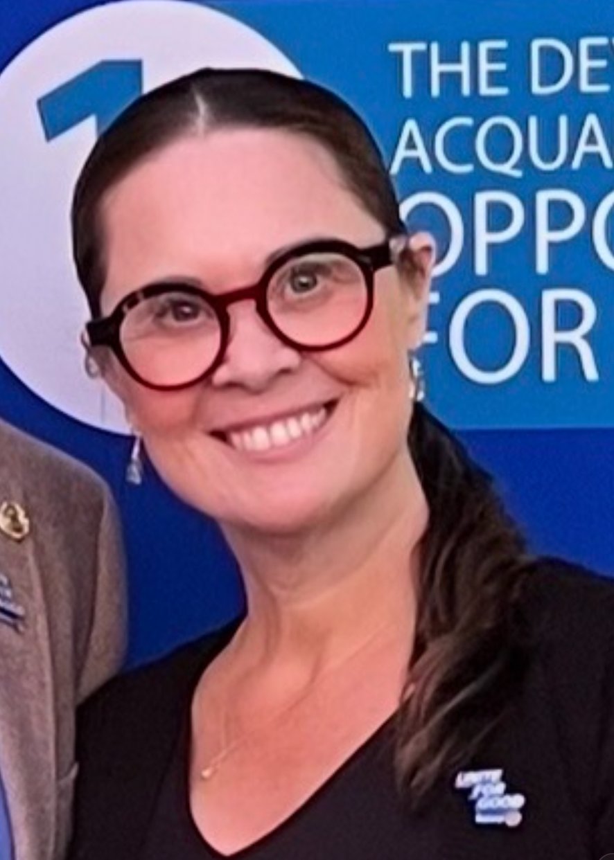 Angie Cummings, founder of East Coast Sleep Clinic, at a Rotary Club event